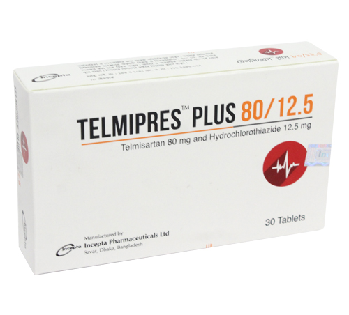 Picture of Telmipres Plus  80/12.5 Tablet